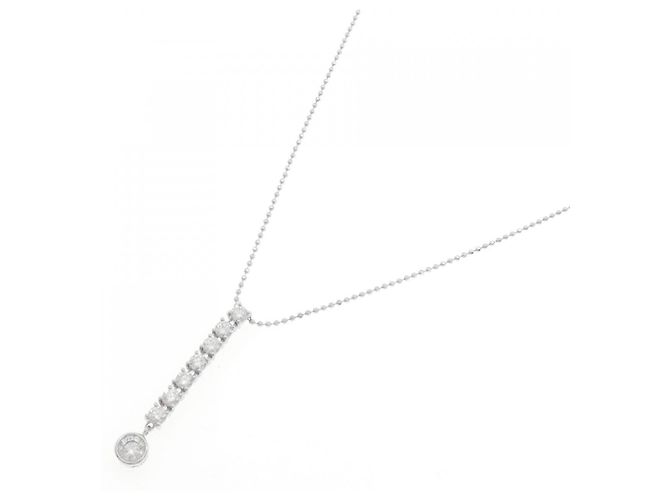 Autre Marque Collana in oro bianco Au750 e diamanti Argento - vista 2