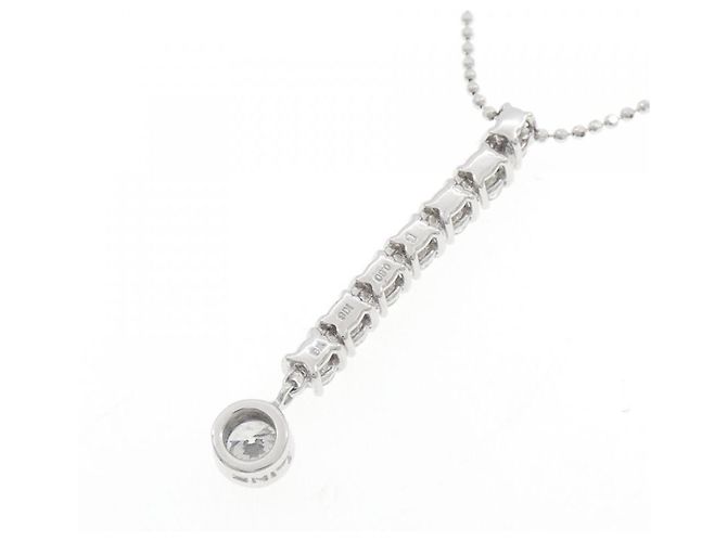 Autre Marque Collana in oro bianco Au750 e diamanti Argento - vista 4