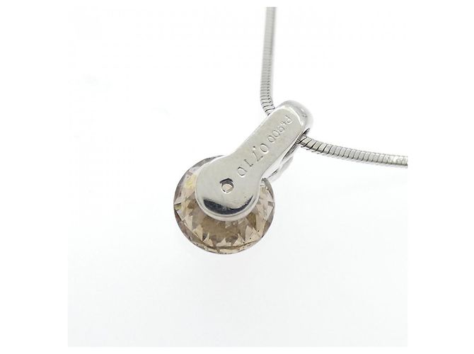 Autre Marque Diamant Halskette Pt900 Pt850 Silber - Ansicht 4