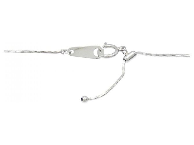 Autre Marque Diamant Halskette Pt900 Pt850 Silber - Ansicht 5