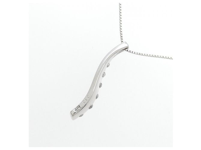 Autre Marque Collana in oro bianco Au750 e diamanti Argento - vista 4