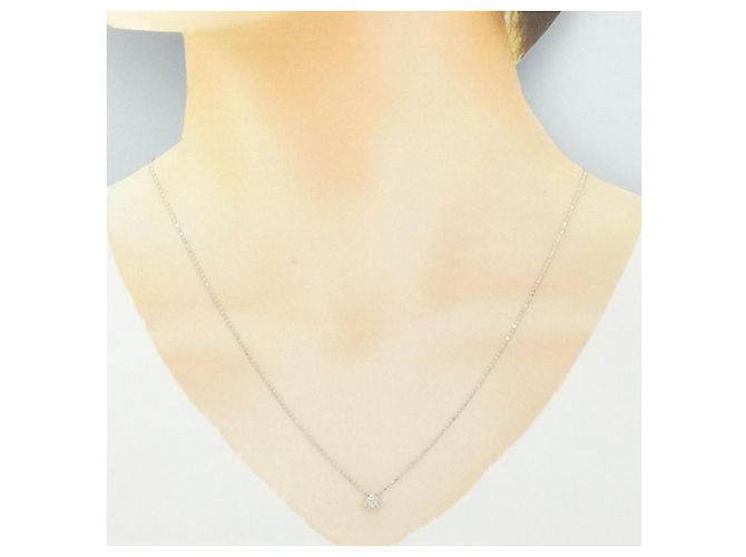 Autre Marque Collana con Diamanti Au750 Argento - vista 6