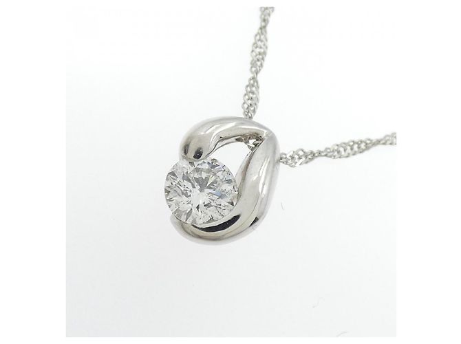 Autre Marque Collana di Diamanti PT900 PT850 Argento - vista 3