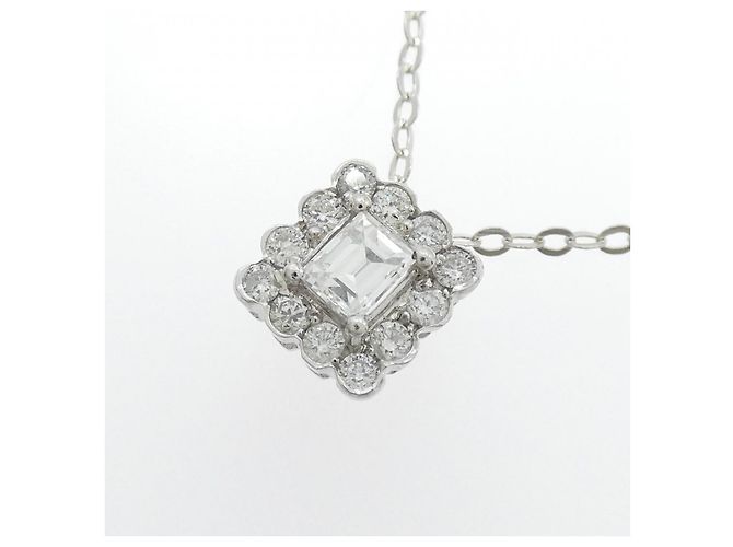 Autre Marque Collana in oro bianco 750 e diamanti Argento - vista 3