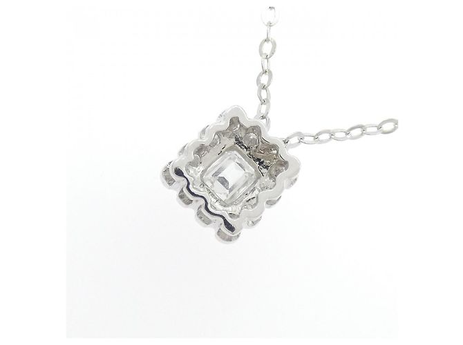Autre Marque Collana in oro bianco 750 e diamanti Argento - vista 4