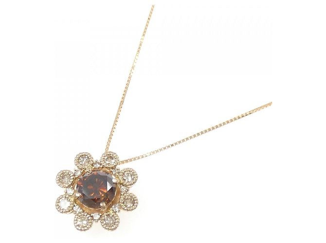 Autre Marque Collana in oro Au750 e diamanti Rosa - vista 2