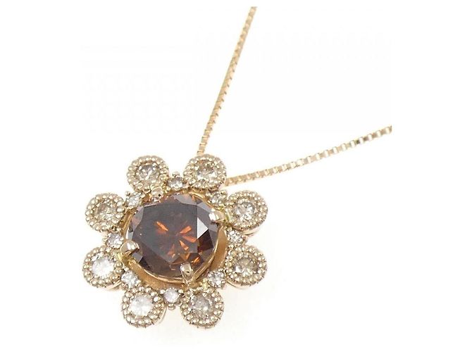 Autre Marque Collana in oro Au750 e diamanti Rosa - vista 3