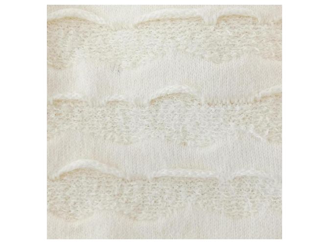 Timeless Chanel Kleid aus Kaschmirmischung Beige Marineblau - Ansicht 8