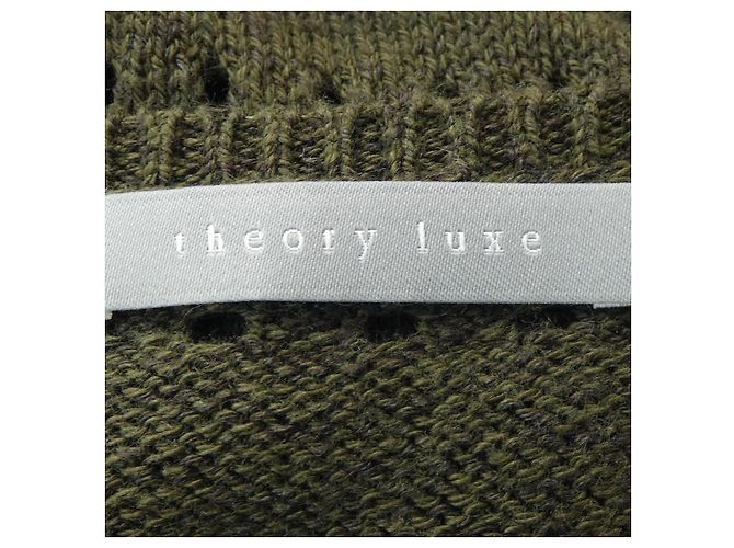 Tejidos de lujo Theory Verde - vista 4