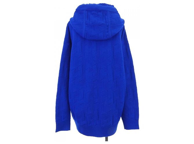 Hermès Sudadera de algodón con motivo H Hermes Azul - vista 2