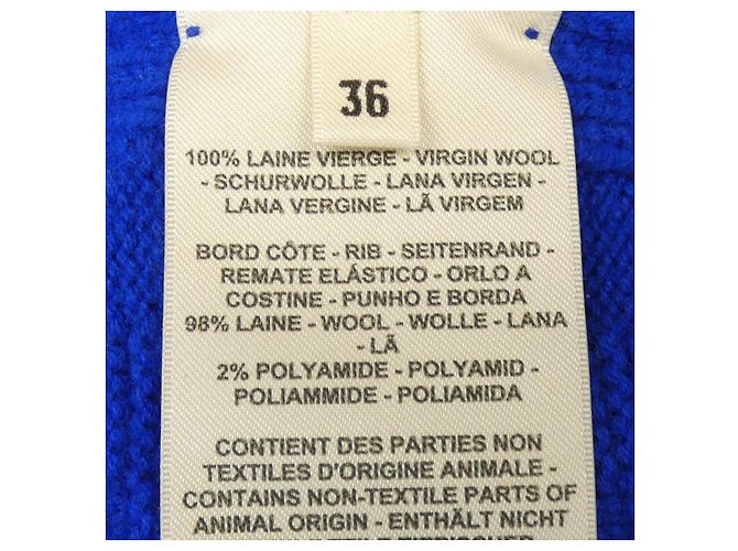 Hermès Sudadera de algodón con motivo H Hermes Azul - vista 3