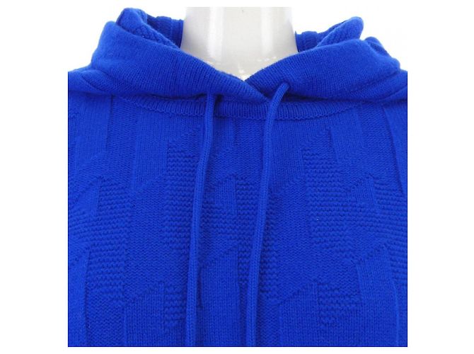 Hermès Sudadera de algodón con motivo H Hermes Azul - vista 5
