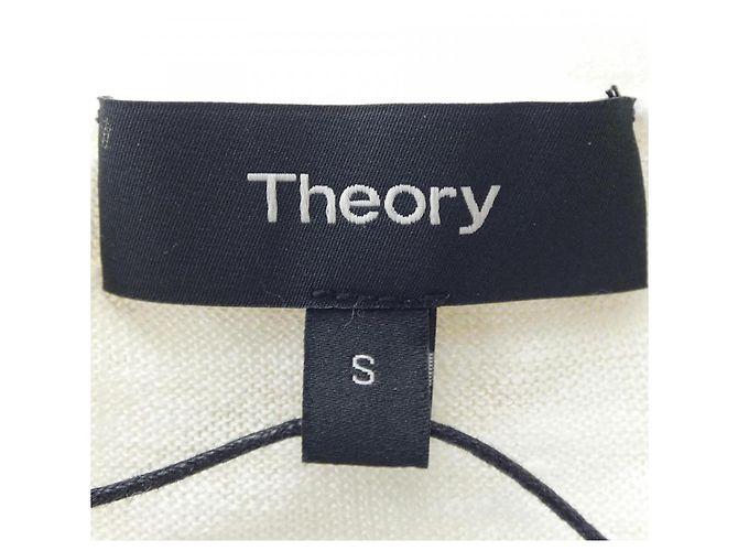 Cárdigan largo Theory Blanco - vista 4