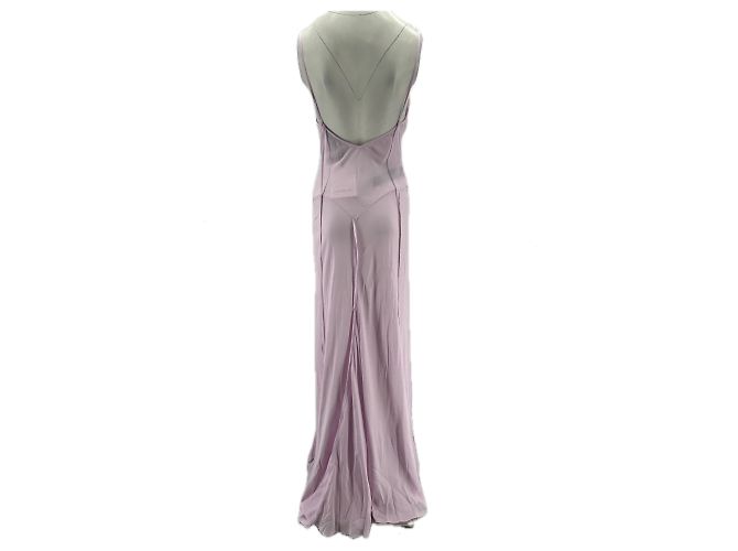 Victoria Beckham x Mango Lila Viscose Maxikleid - Ansicht 2