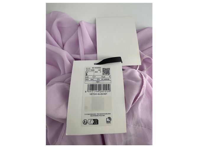 Victoria Beckham x Mango Lila Viscose Maxikleid - Ansicht 6