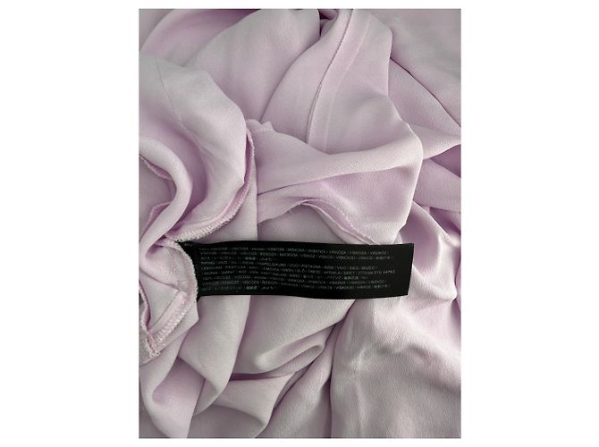 Victoria Beckham x Mango Lila Viscose Maxikleid - Ansicht 7