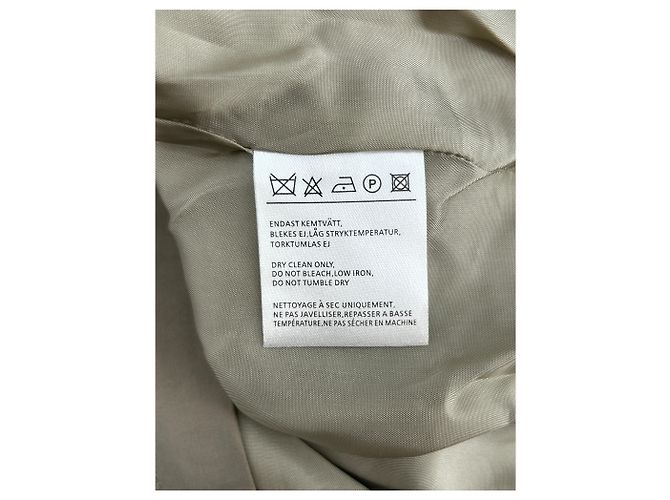 Acne Giacca safari fluida beige - vista 6