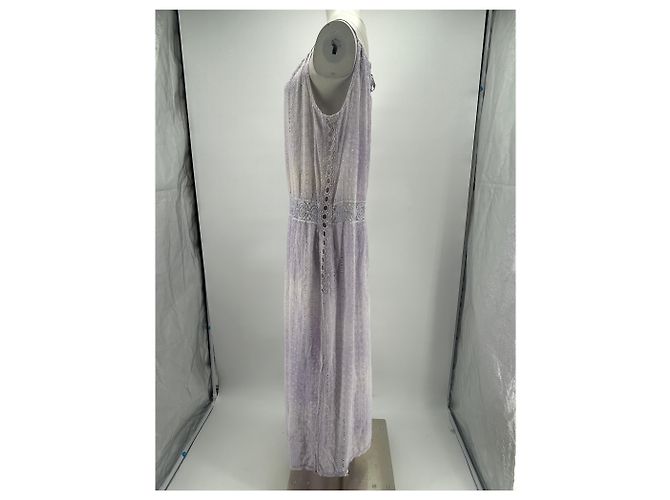 Autre Marque Violettes transparentes Kleid Lila - Ansicht 3