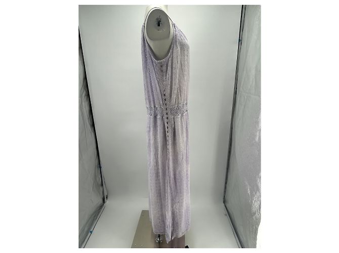 Autre Marque Violettes transparentes Kleid Lila - Ansicht 4