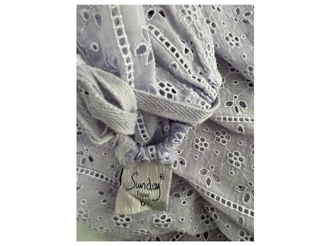 Autre Marque Violettes transparentes Kleid Lila - Ansicht 5
