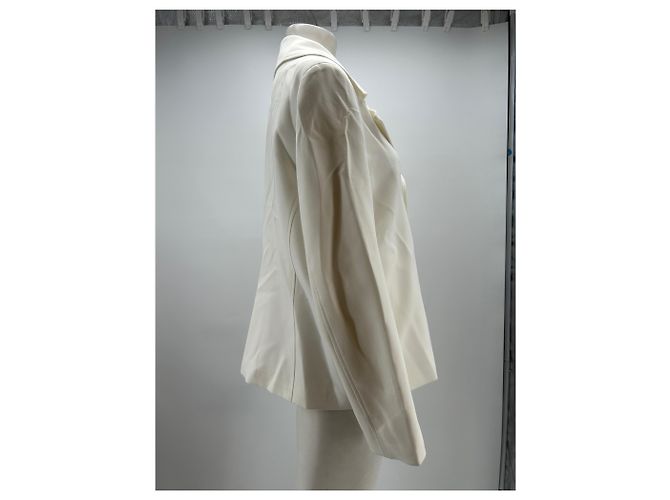 Georges Rech White Jacket Polyester Size L - view 4