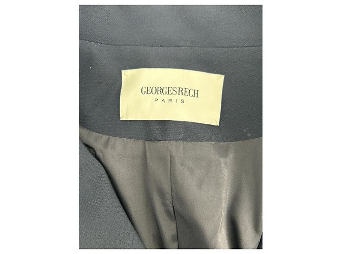 Giacca blu navy Georges Rech L - vista 5