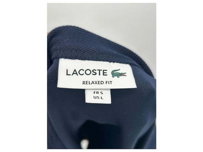 Lacoste Jacke aus Baumwolle marineblau - Ansicht 3