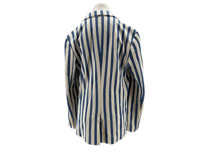 Polo Ralph Lauren Blazer a righe bianco e blu - vista 2