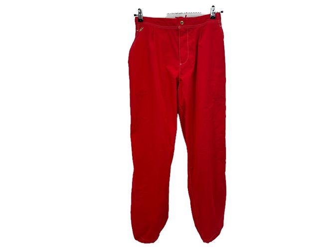 Autre Marque Pantalones rojos Lacoste x Maison Chateau Rouge Roja - vista 2