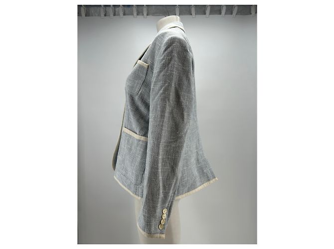 Polo Ralph Lauren Blazer a righe bianco e blu - vista 3