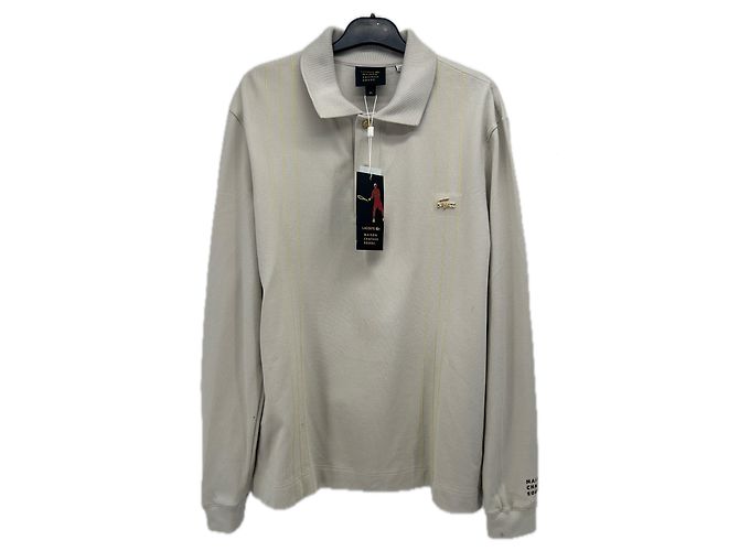 Autre Marque Lacoste x Maison Chateau Rouge Poloshirt Hellgrau - Ansicht 2