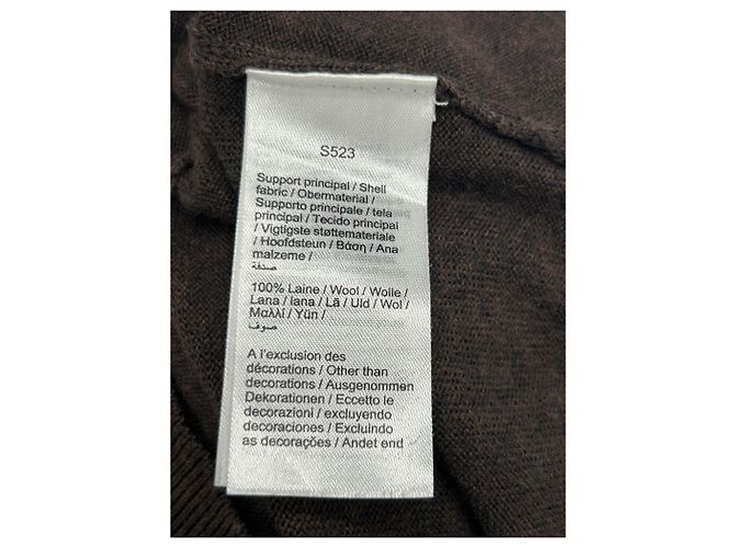 Lacoste Maglione marrone a collo alto - vista 4