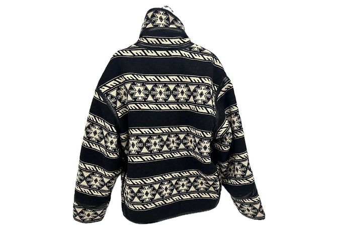 Isabel Marant Schwarz-weiße Jacke - Ansicht 2