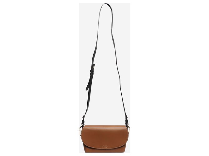 Smythson Bolso bandolera de cuero marrón estilo ecuestre Castaño - vista 2