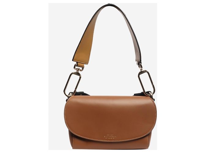 Smythson Bolso bandolera de cuero marrón estilo ecuestre Castaño - vista 3