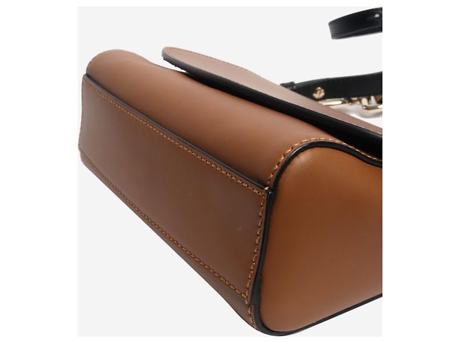 Smythson Bolso bandolera de cuero marrón estilo ecuestre Castaño - vista 5