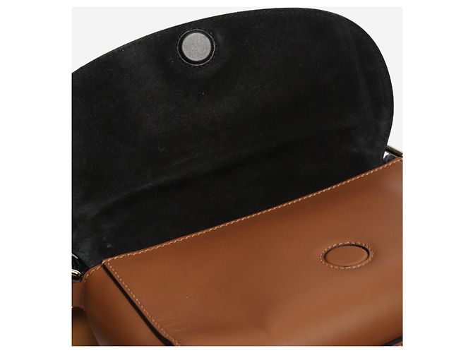 Smythson Bolso bandolera de cuero marrón estilo ecuestre Castaño - vista 7
