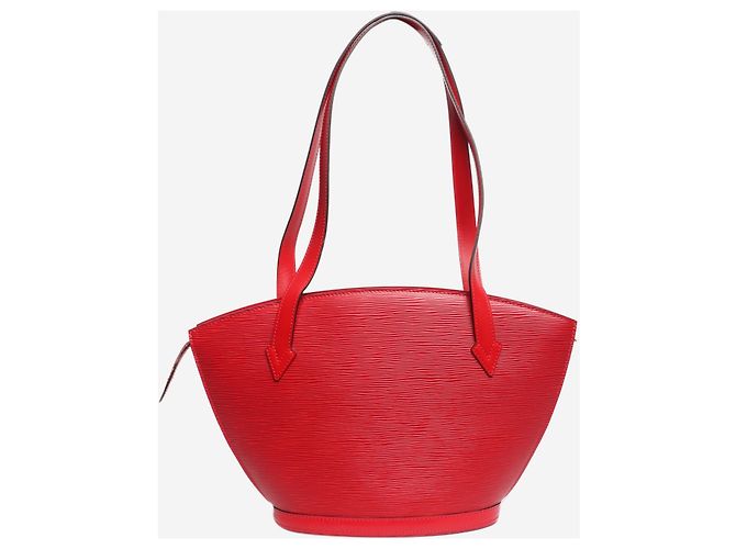 Louis Vuitton Borsa tote vintage rossa 1997 Saint Jacques Rosso - vista 3