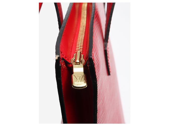 Louis Vuitton Borsa tote vintage rossa 1997 Saint Jacques Rosso - vista 5