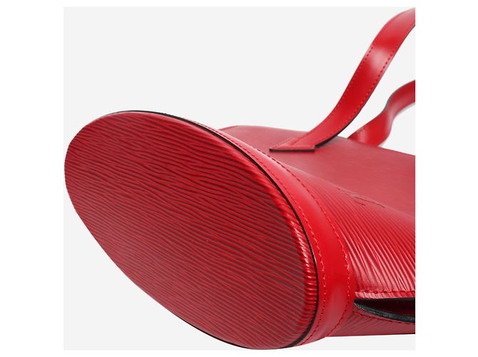 Louis Vuitton Borsa tote vintage rossa 1997 Saint Jacques Rosso - vista 7
