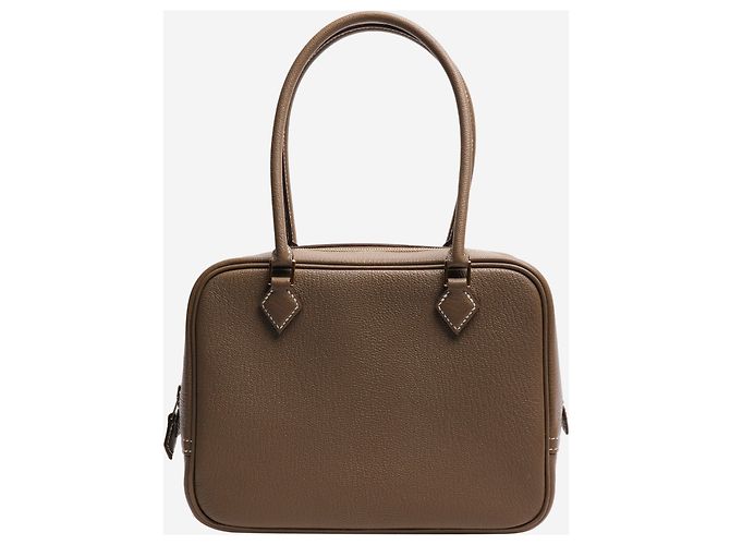 Hermès Plume 20 Tasche Etoupe Braun - Ansicht 2
