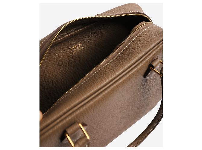 Hermès Plume 20 Tasche Etoupe Braun - Ansicht 6