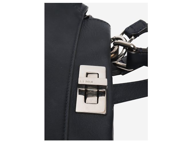 Fendi Borsa 2way in pelle Navy Peekaboo Blu navy - vista 5