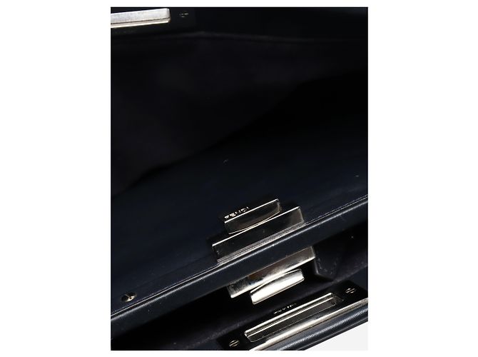 Fendi Borsa 2way in pelle Navy Peekaboo Blu navy - vista 6