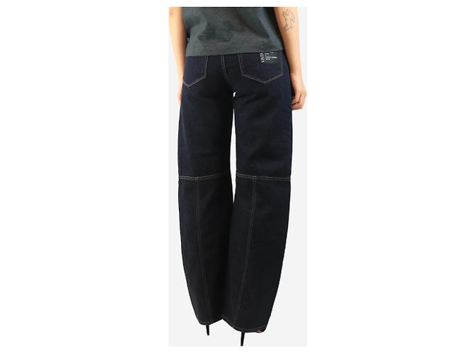 Paige Jeans Blaue Workwear-Jeans - Größe UK 8 - Ansicht 3
