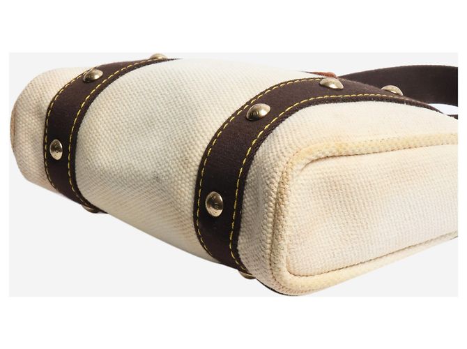 Louis Vuitton Vintage 2005 Antigua Cabas PM Cabas Tasche in Creme Roh - Ansicht 4