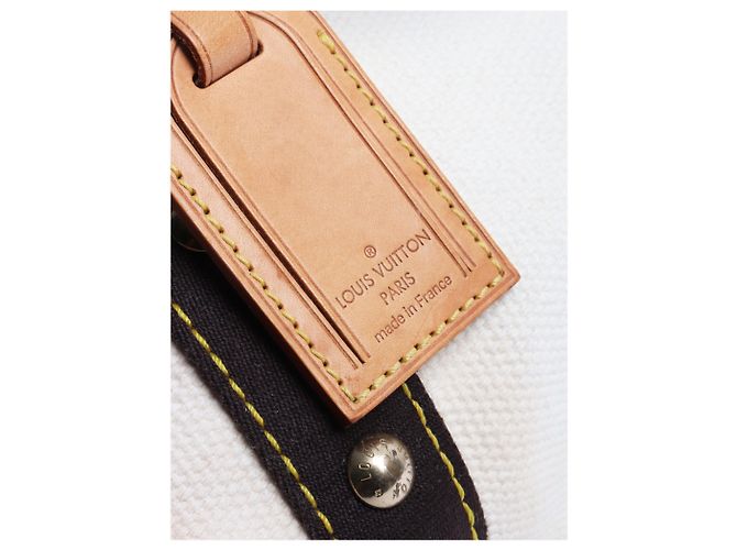 Louis Vuitton Vintage 2005 Antigua Cabas PM Cabas Tasche in Creme Roh - Ansicht 7