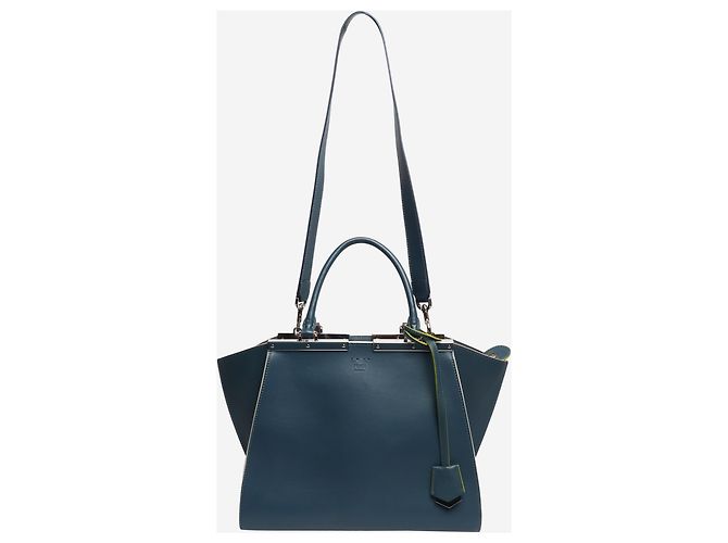 Fendi Bolsa 2way de couro azul 3Jours - vista 2