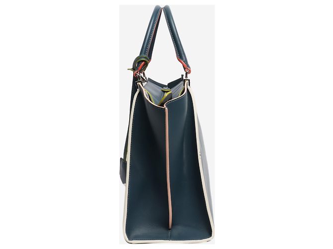 Fendi Bolsa 2way de couro azul 3Jours - vista 3