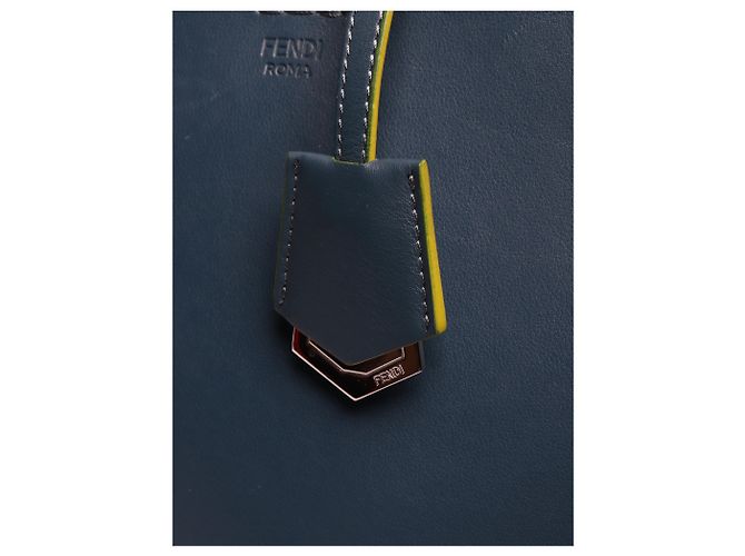 Fendi Bolsa 2way de couro azul 3Jours - vista 5